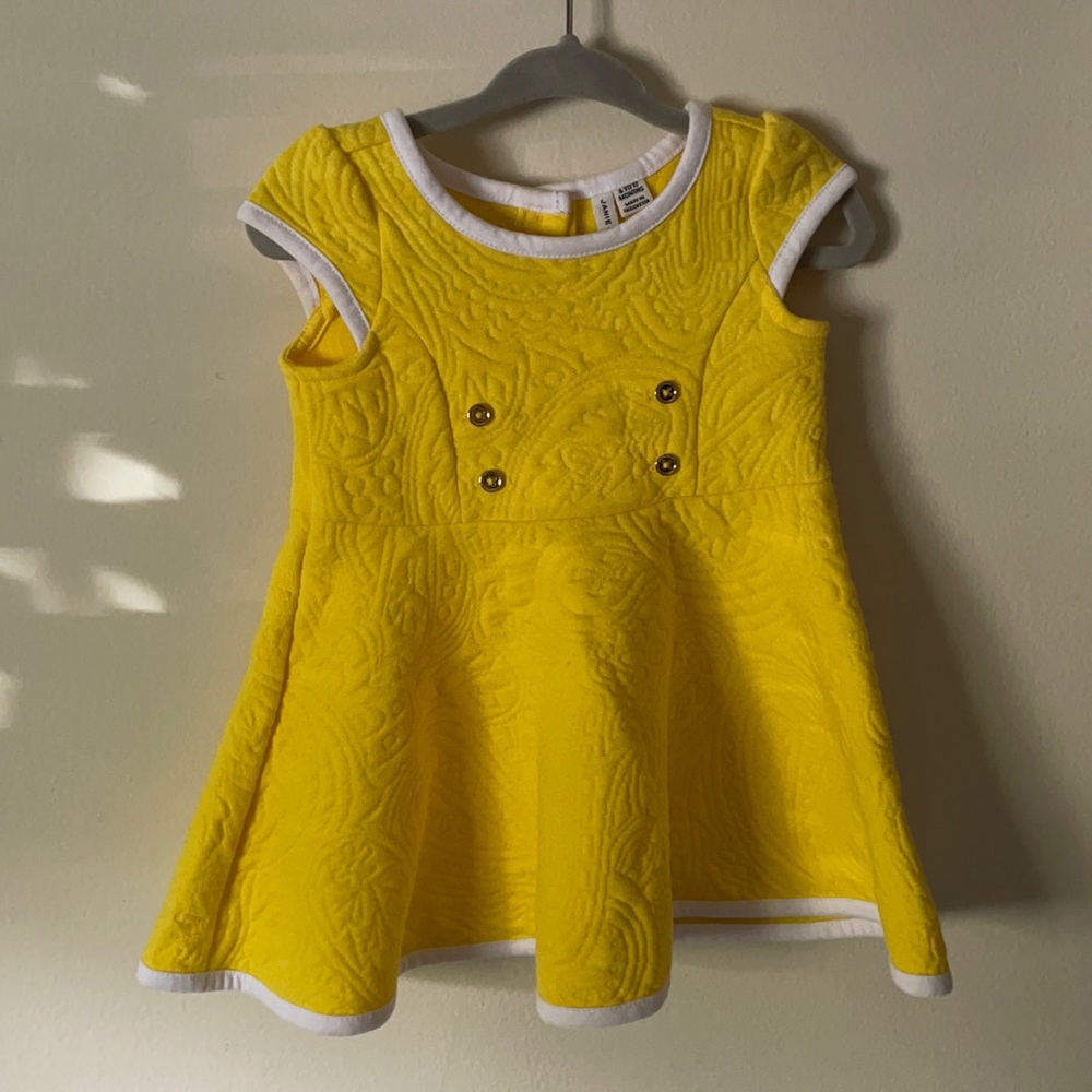 Janie & jack yellow dress